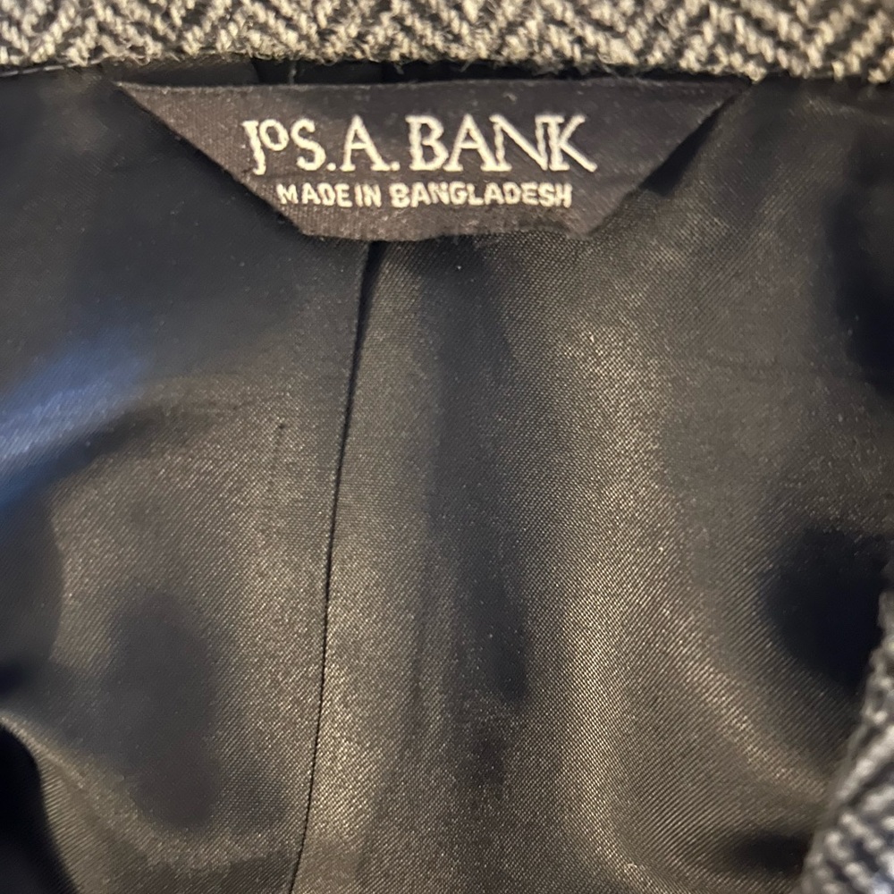 Jos. A. Bank Gray Herringbone Sport Coat - Picture 8 of 8